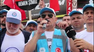 POLİS BARİKAT KURARAK YÜRÜYÜŞE İZİN VERMEDİ