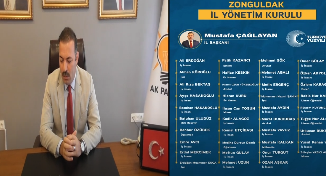 AK PARTİ ZONGULDAK'TA BÜYÜK KRİZ