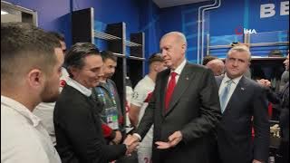 CUMHURBAŞKANI ERDOĞAN'DAN MİLLİLERE TEBRİK