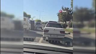 KAZA NEDENİYLE TIKANAN YOL FERMUAR YÖNTEMİ İŞE AÇILDI