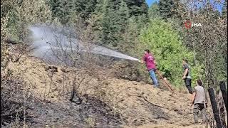 KARABÜK'TEKİ İKİ YANGINDAN BİRİ SÖNDÜRÜLDÜ