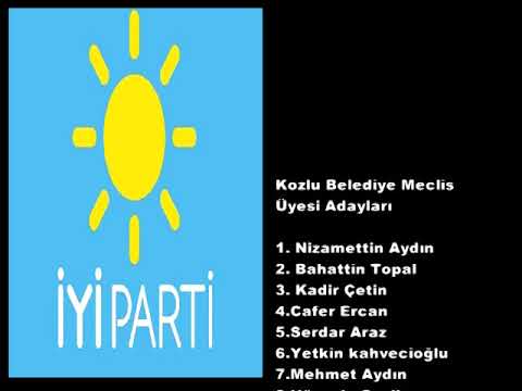 İYİ PARTİ KOZLU BELEDİYE MECLİS ÜYE LİSTESİ