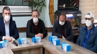 103 KULÜBE 5 BİN ADET MASKE DAĞITILDI