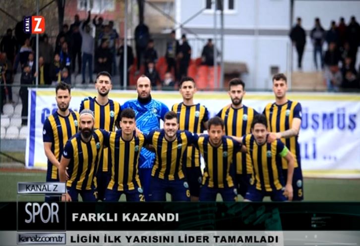 LİGİN İLK YARISINI LİDER TAMAMLADI