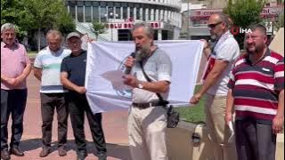 DİN GÖREVLİLERİ TANJU ÖZCAN’I PROTESTO ETTİ