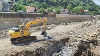 SÖKE ÇAYI'NDA YAPILAN KALICI ISLAH ÇALIŞMALARI SIRASINDA YOL ÇÖKTÜ