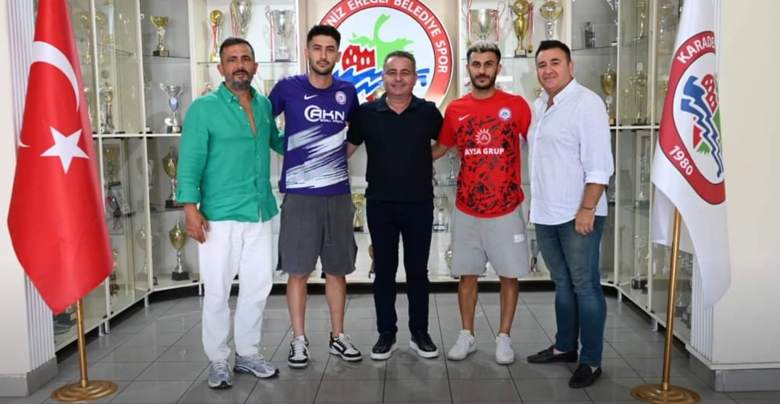 KDZ EREĞLİ BELEDİYESPOR 9 FUTBOLCUYA SÖZLEŞME İMZALATTI