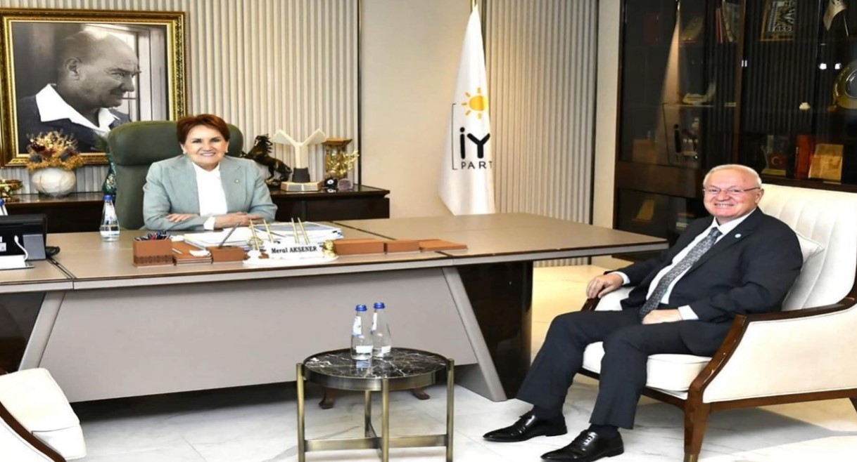 YAVUZ ERKMEN MERAL AKŞENER'LE BİR ARAYA GELDİ