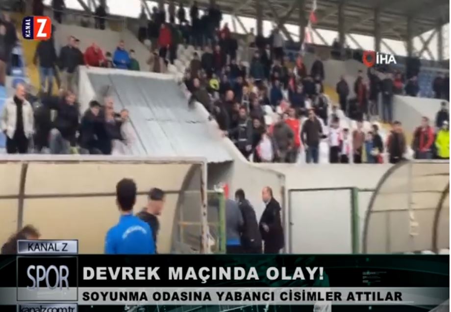 DEVREK MAÇINDA OLAY