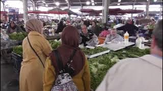 KURBAN BAYRAMI SONRASI HALK PAZARINA YOĞUN İLGİ