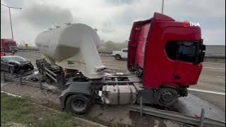 KARŞI ŞERİDE GEÇEN TANKER ORTALIĞI KARIŞTIRDI