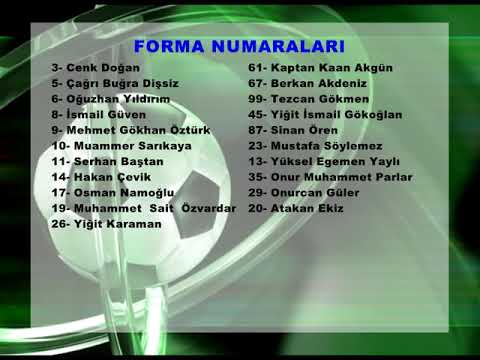 FUTBOLCULARIN GİYECEKLERİ FORMA NUMARALARI