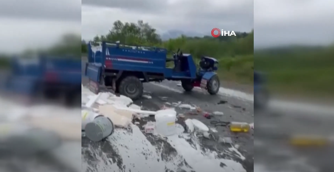 ALAPLI'DA PATPAT MOTORUNUN TAKLA ATMASI SONUCU 3 KİŞİ YARALANDI