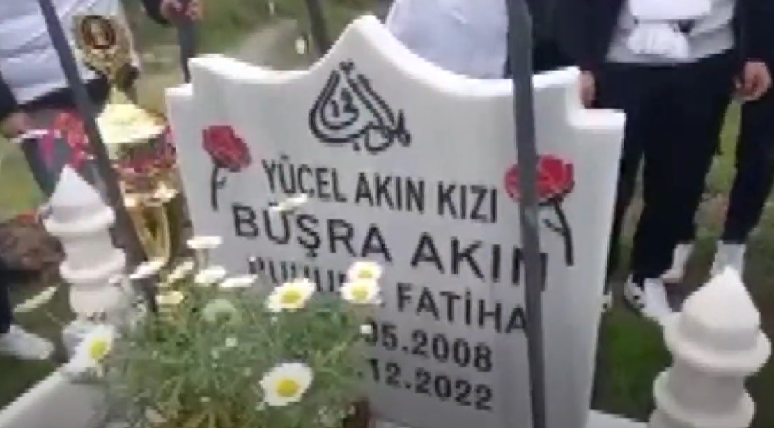 KUPAYI BÜŞRA AKIN’IN MEZARINA GETİRDİLER