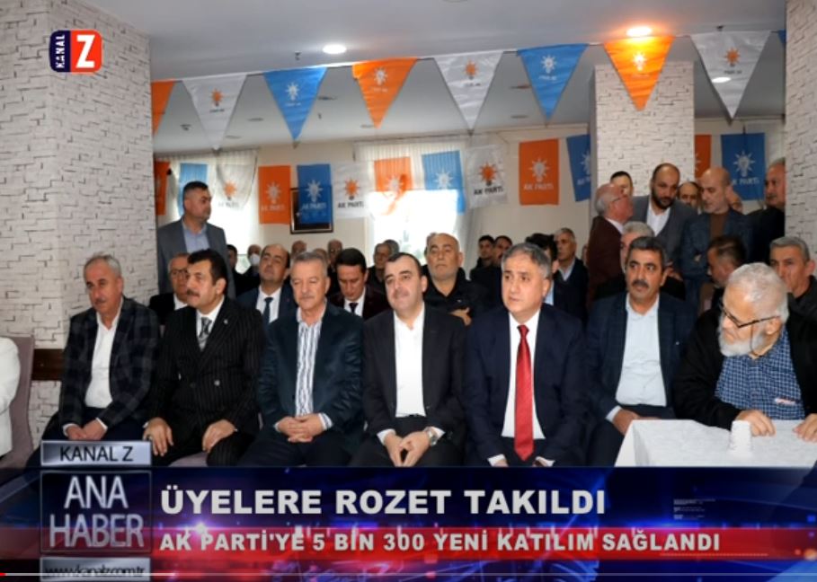 AK PARTİ'YE 5 BİN 300 YENİ KATILIM SAĞLANDI