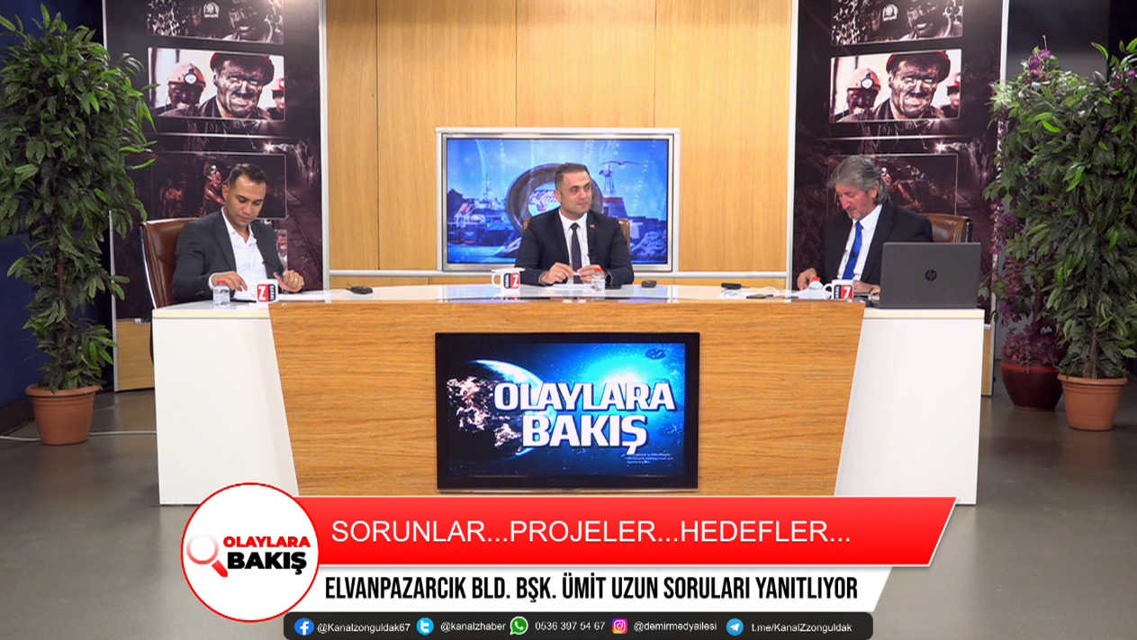 ELVANPAZARCIK BLD. BŞK. ÜMİT UZUN SORULARI YANITLADI