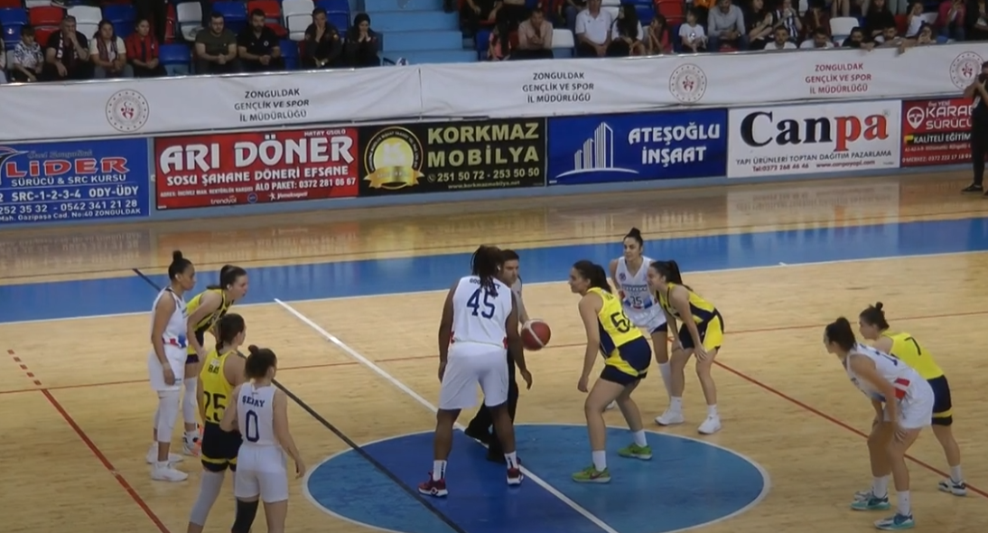 ZONGULDAK 67 BASKET, FENERBAHÇE'Yİ 88 75 YENDİ